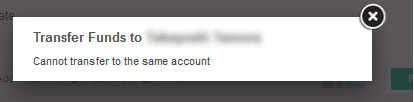 同アカウントエラー