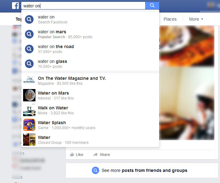 Facebook Search1 (Language US)