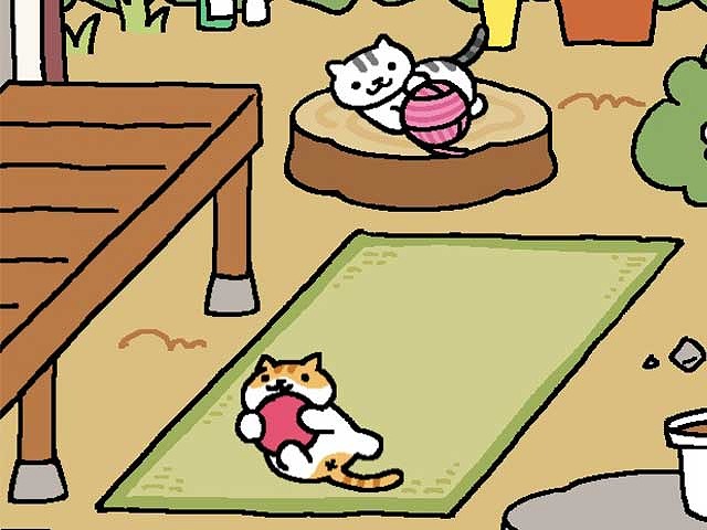 話題のスマホアプリ「ねこあつめ」