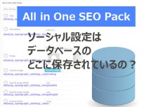 All in One SEO Packの記事毎のソーシャル設定はデータベースのどこに格納されているの？