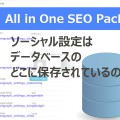 All in One SEO Packの記事毎のソーシャル設定はデータベースのどこに格納されているの？